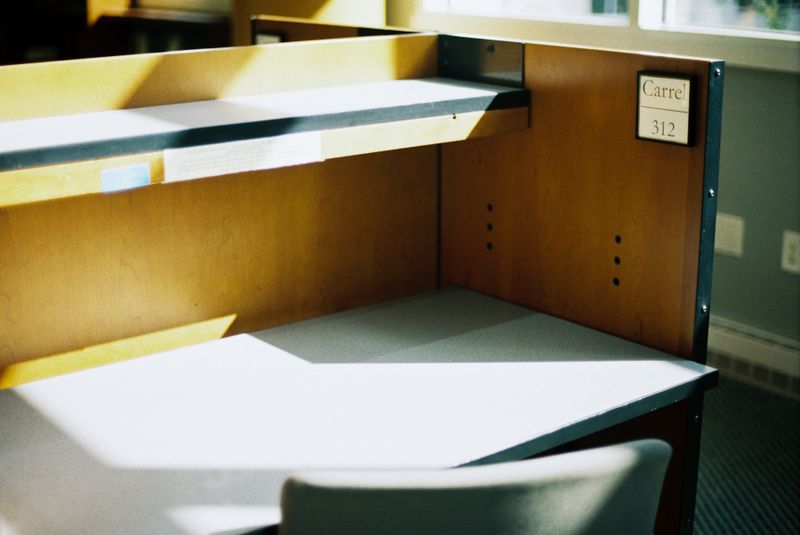empty office being cleaned
