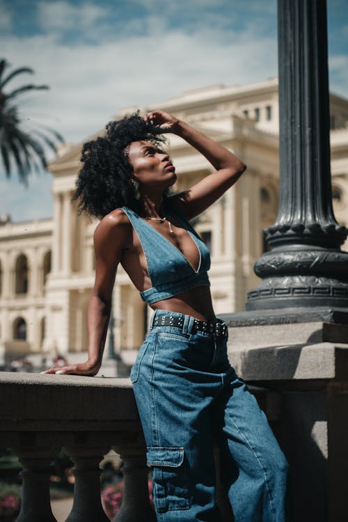 Fotobanka s bezplatnými fotkami na tému Afričanka, afroúčes, model