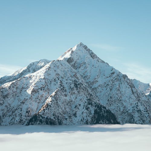 Snow on Rocky Mountain Peak