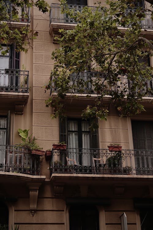 Balconies in an Apartment Building 