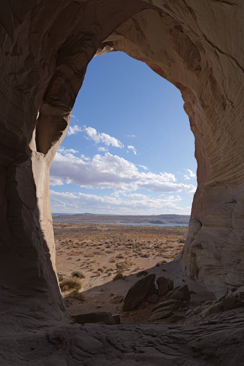 Desert Seen From a Cave 
