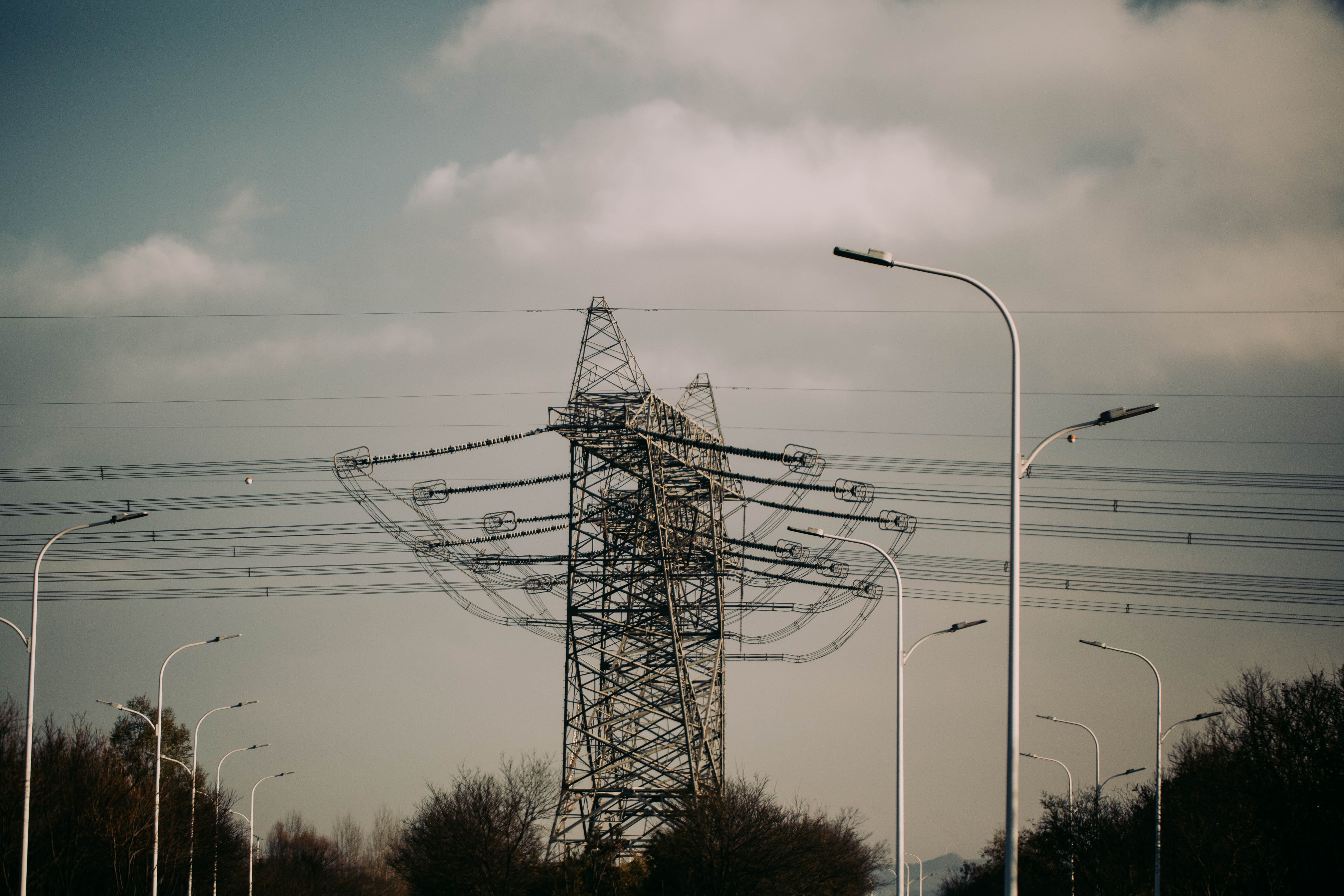 Low Angle Photo of Gray Transmission Tower · Free Stock Photo