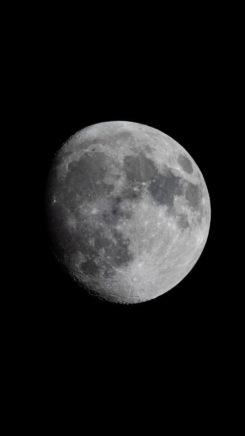 Free Captivating photograph of the full moon against a black sky, showcasing lunar details. Stock Photo