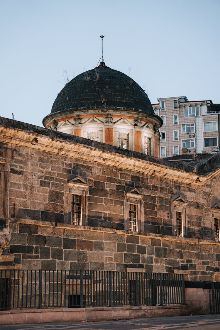 Dome Of St Mary Church In Diyarbakir, Turkey