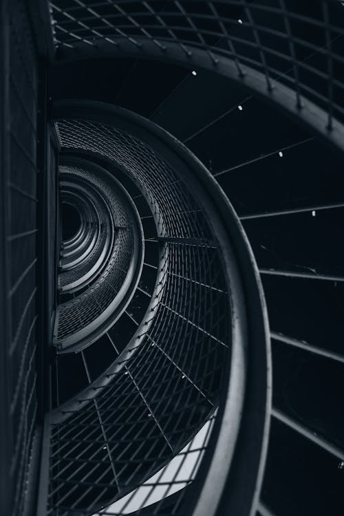 Free Spiral Staircase  Stock Photo