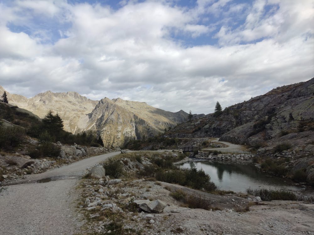 Stream in a Rocky Valley 