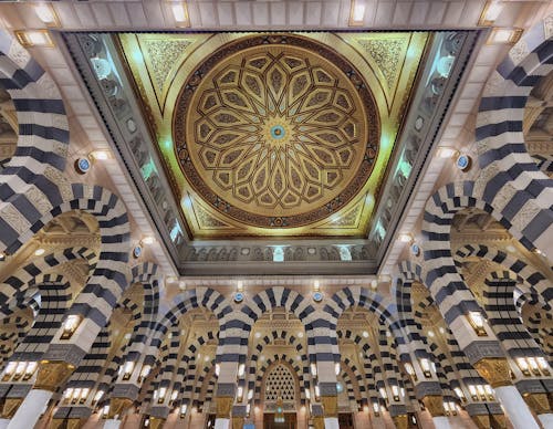 Ceiling in Mosque in Medina
