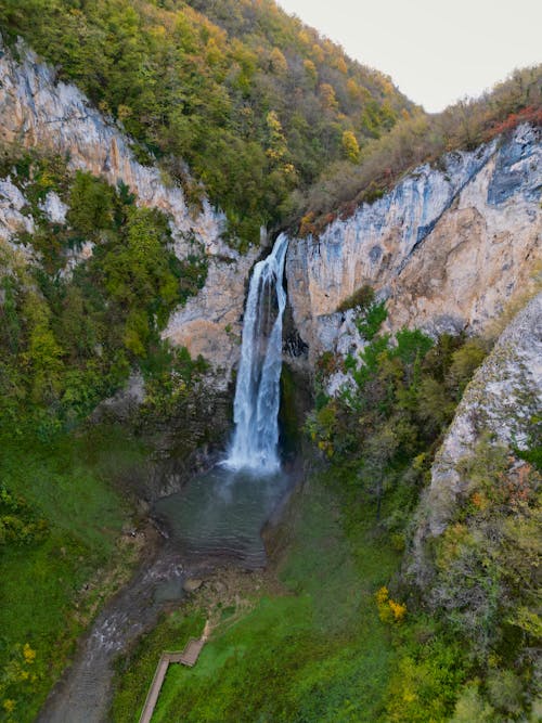 Photos gratuites de cascade, collines, eau