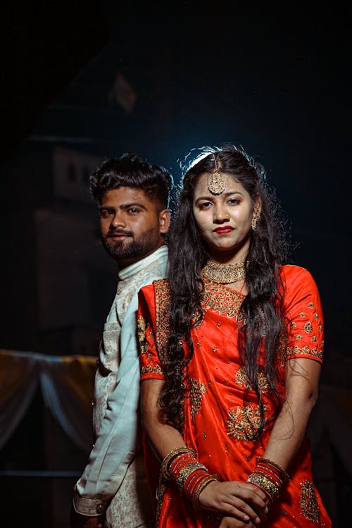インドの結婚式, インド人, インド人女性の無料の写真素材