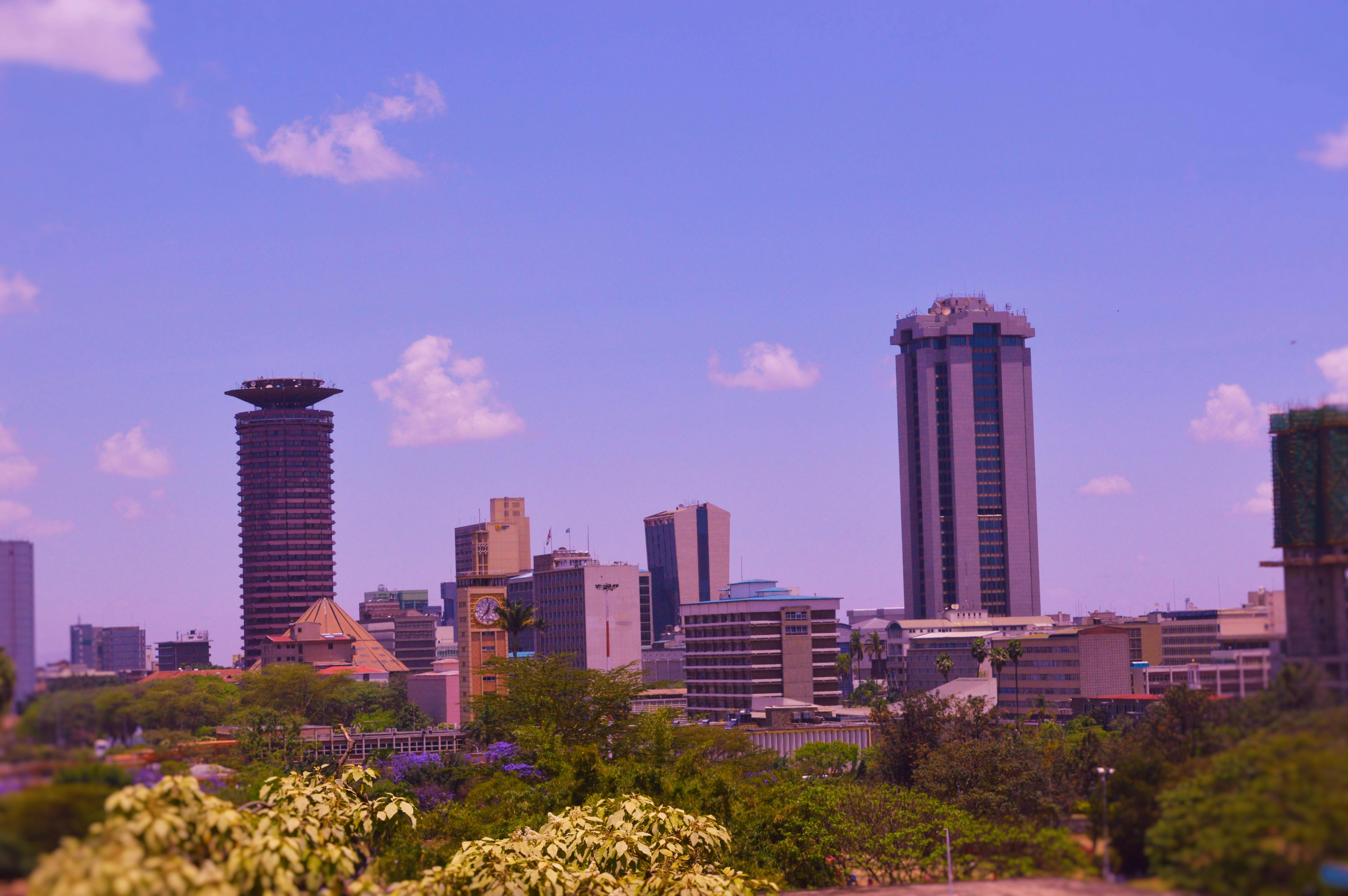Free stock photo of city, Nairobi, skyline