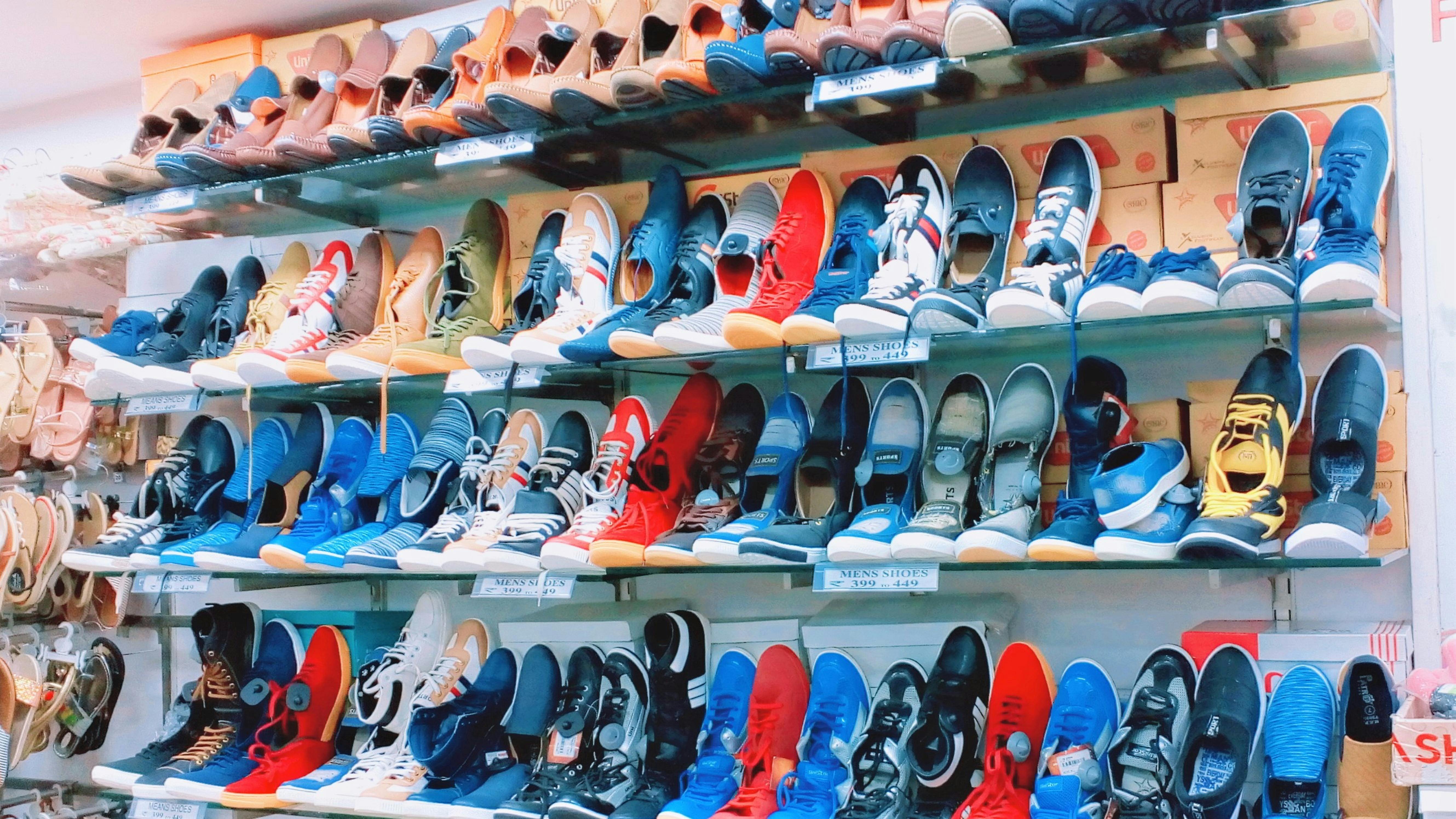 Free stock photo of collection, shoes, wallpaper