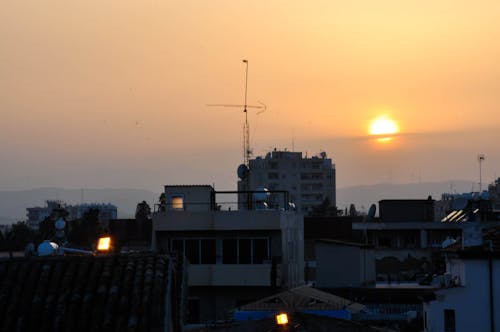 Kostnadsfri bild av apelsin, byggnader, cypern