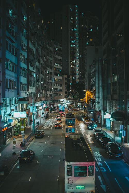 Kostnadsfri bild av gata, natt, stad