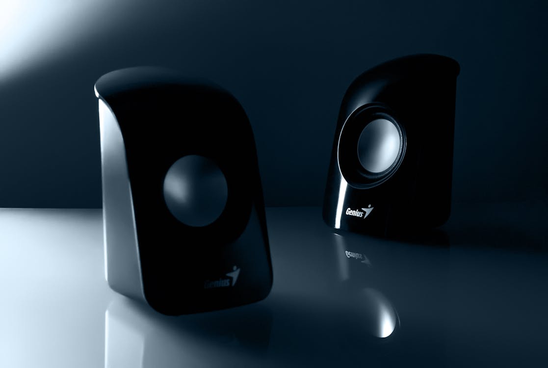 Free Genius Black Multimedia Speaker Stock Photo