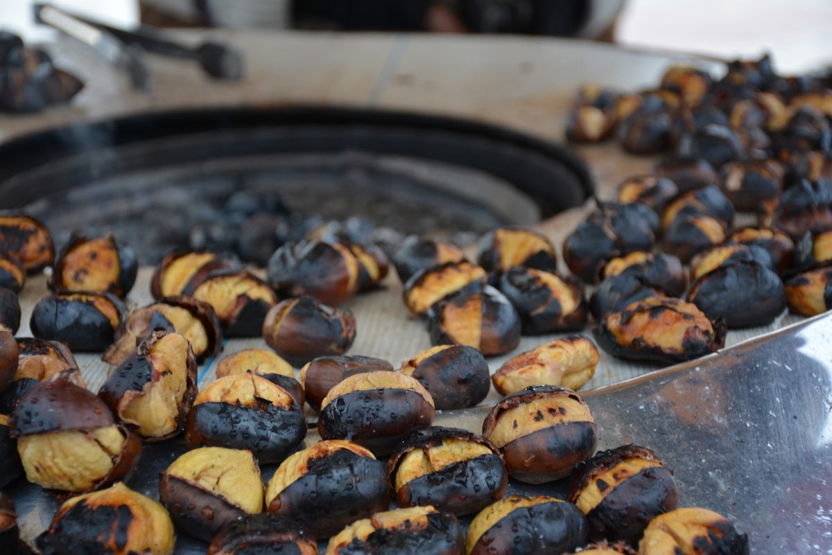 Castagne arrostite, fotografia illustrativa
