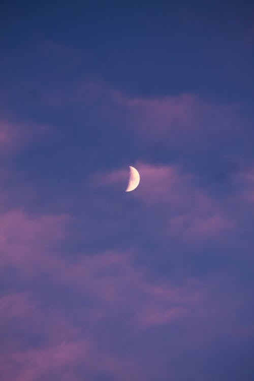 Crescent Moon in the Evening