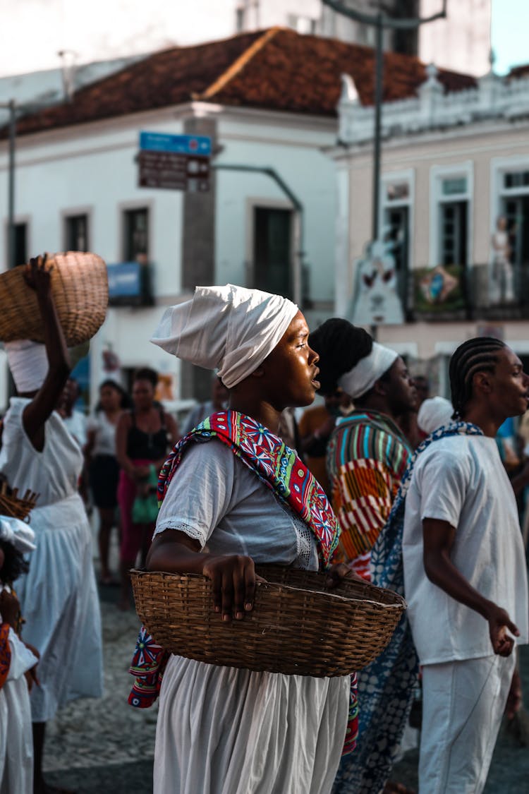 African People On A Street