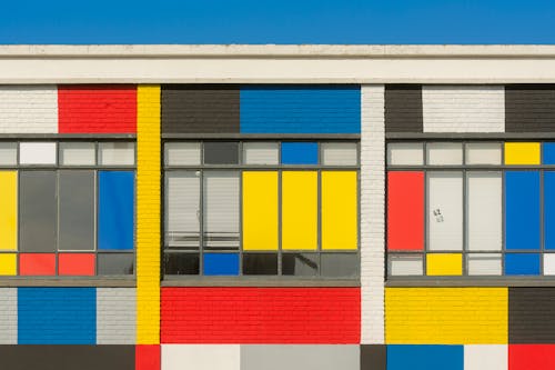 Colorful Wall and Windows of Building