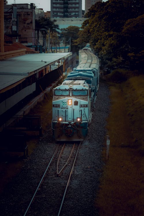 列車, 垂直ショット, 旅行の無料の写真素材