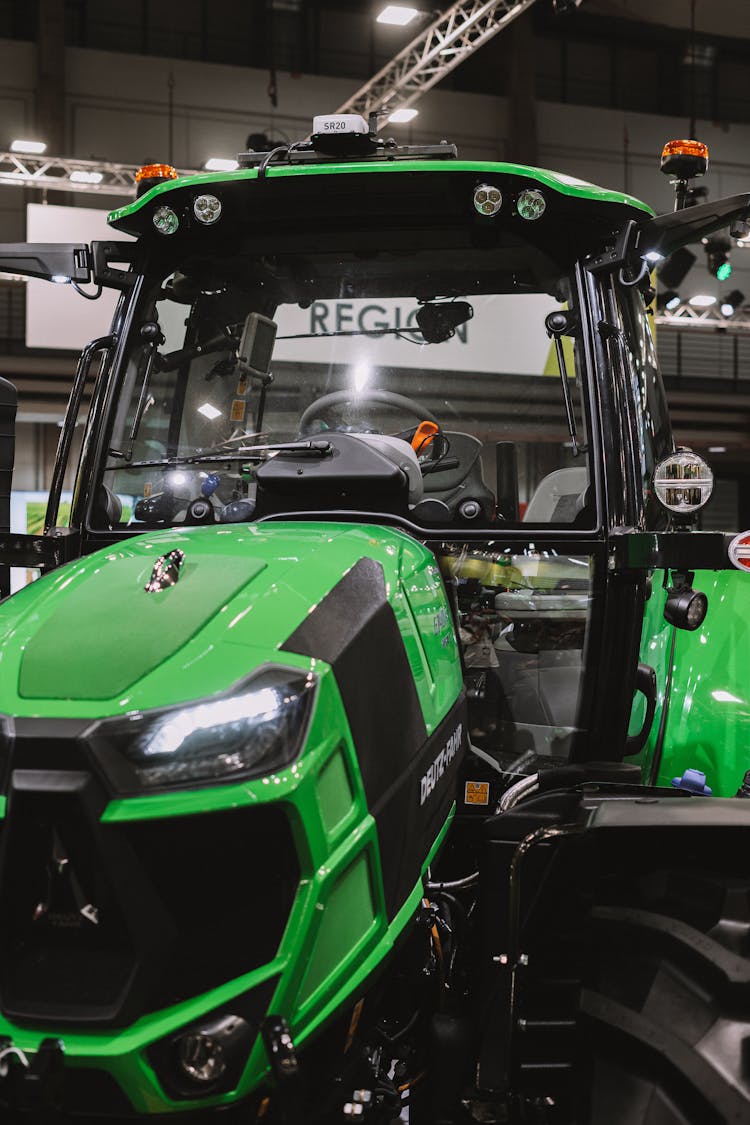 Green, Modern Tractor