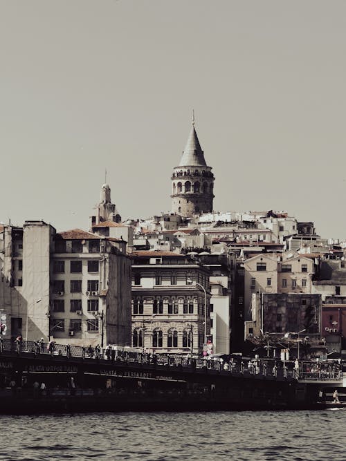 Ingyenes stockfotó függőleges lövés, galata-torony, Isztambul témában