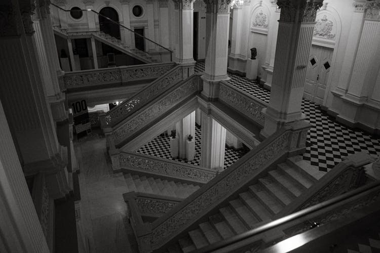 Interior Of The National Museum Of Fine Arts In Chisinau, Moldova