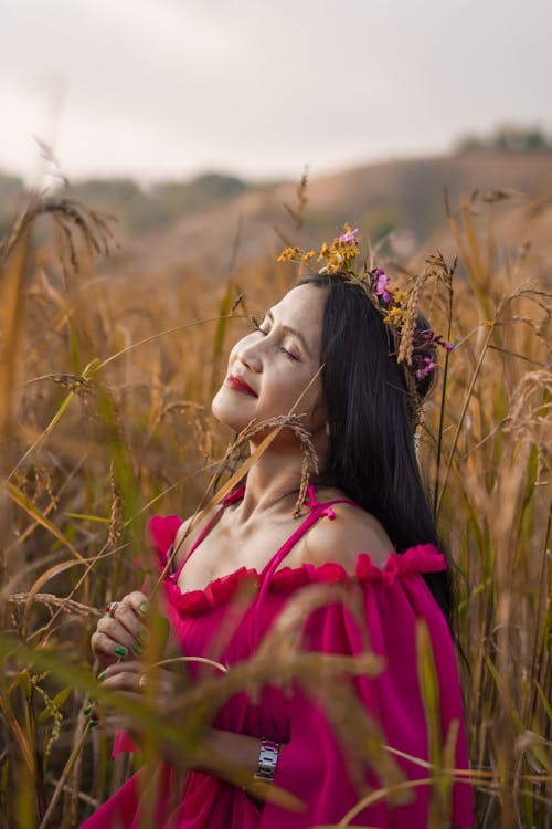 Gratis stockfoto met Aziatische vrouw, fotomodel, landelijk