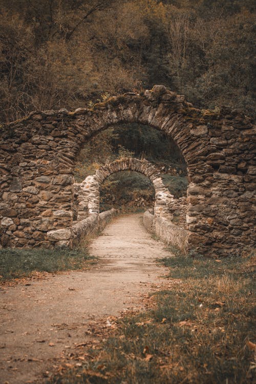 Foto profissional grátis de alameda, arcada, arcadas