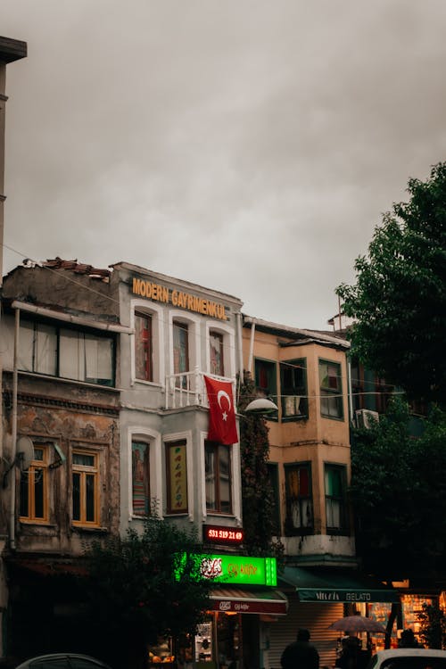 Facades of Buildings, Istanbul, Turkey