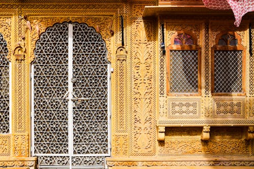 Vintage Building Door and Window