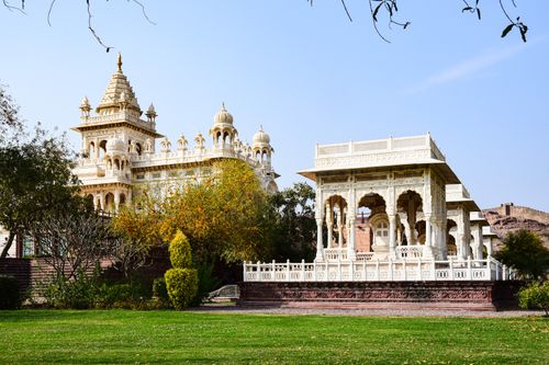 Free Majestic view of the Jaswant Thada monument in Jodhpur, a famous historical landmark in India. Stock Photo