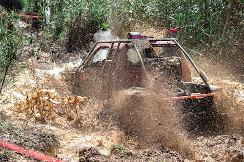 Buggy Driving in Mud