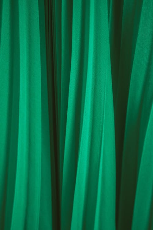 Decorative Green Drapery