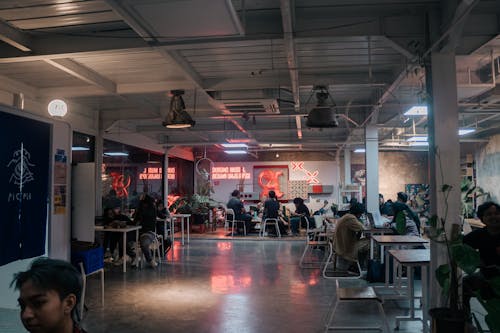 Free stock photo of cafe interior, communal