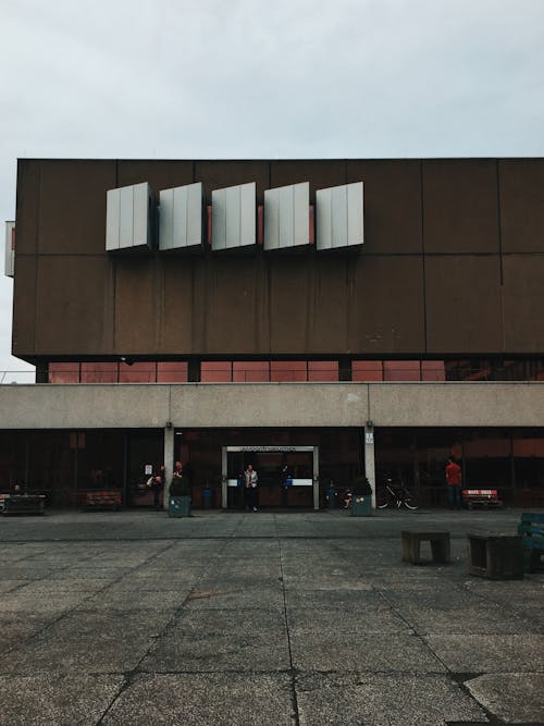 Brown and White Concrete Structure