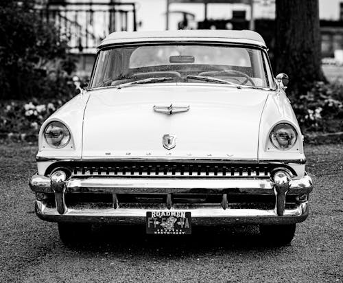 Základová fotografie zdarma na téma automobilový, černobílý, jednobarevný