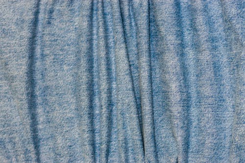 Pleated Denim Fabric