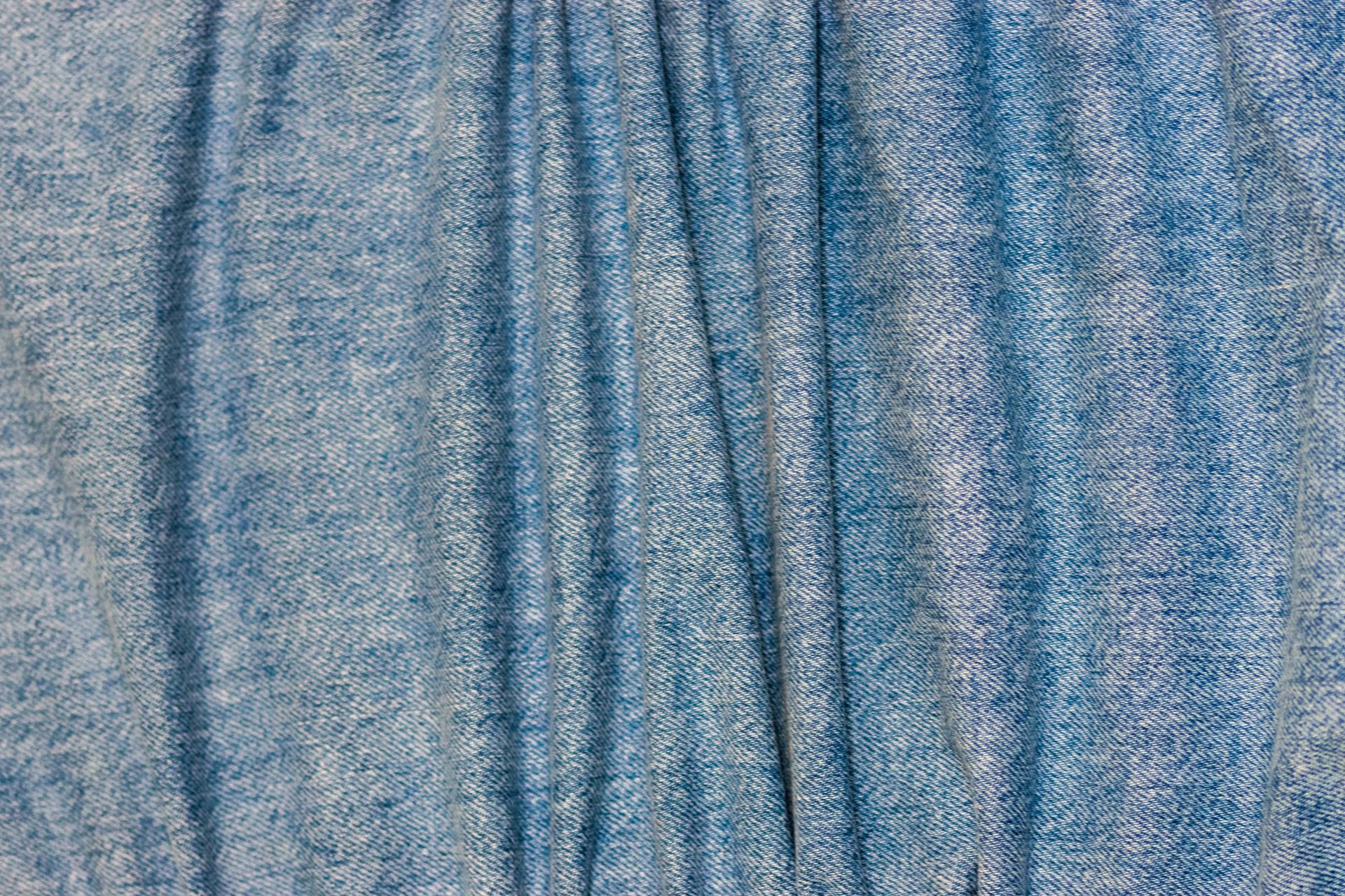 Pleated Denim Fabric