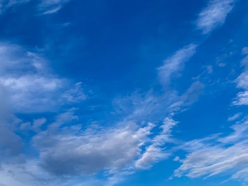 Cirrostratus Cloud in the Blue Sky