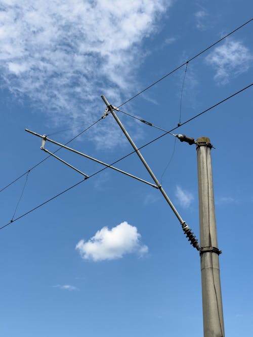 Railway Overhead Lines on a Transmission Pole