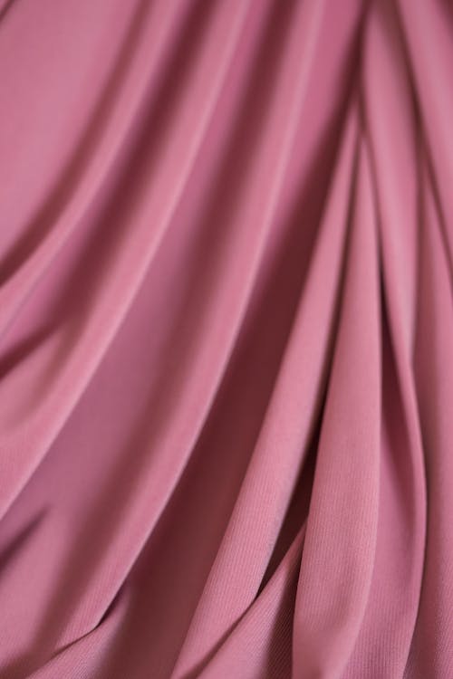 Close-up of Soft Pink Fabric 