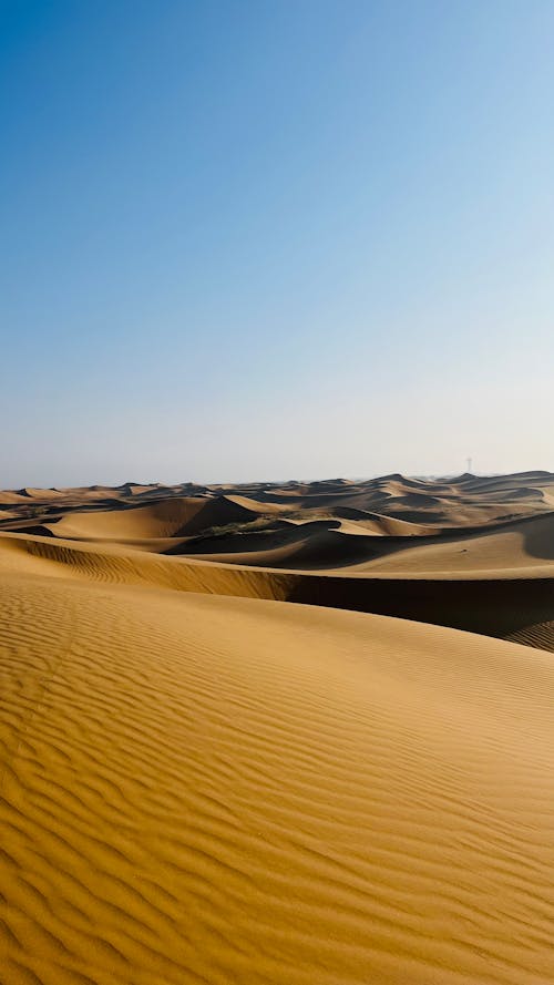 Imagine de stoc gratuită din deșert, dune, fotografiere verticală