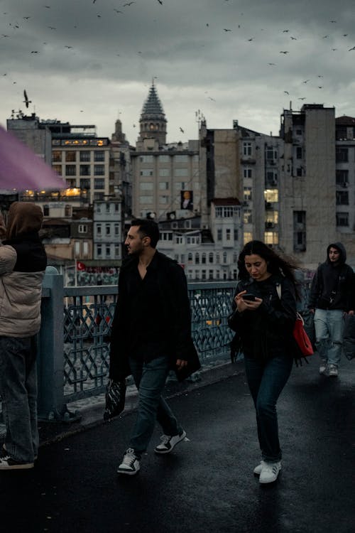 Ilmainen kuvapankkikuva tunnisteilla galata-torni, ihmiset, Istanbul
