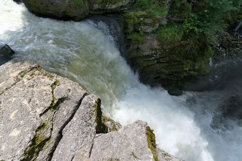 Top View of a Waterfall 