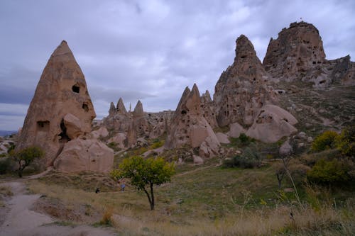 Foto stok gratis berawan, bukit, cappadocia