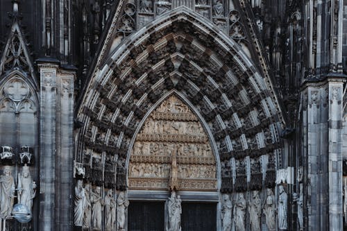 Gratis lagerfoto af duft, gotisk arkitektur, indgang