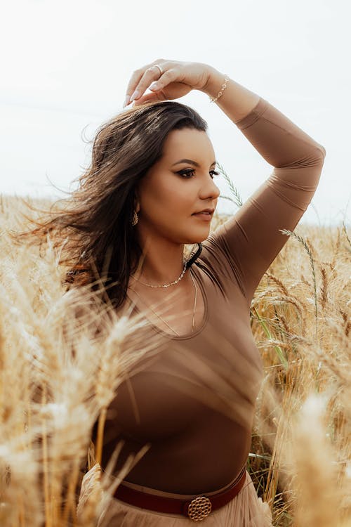 Woman Standing in a Field 