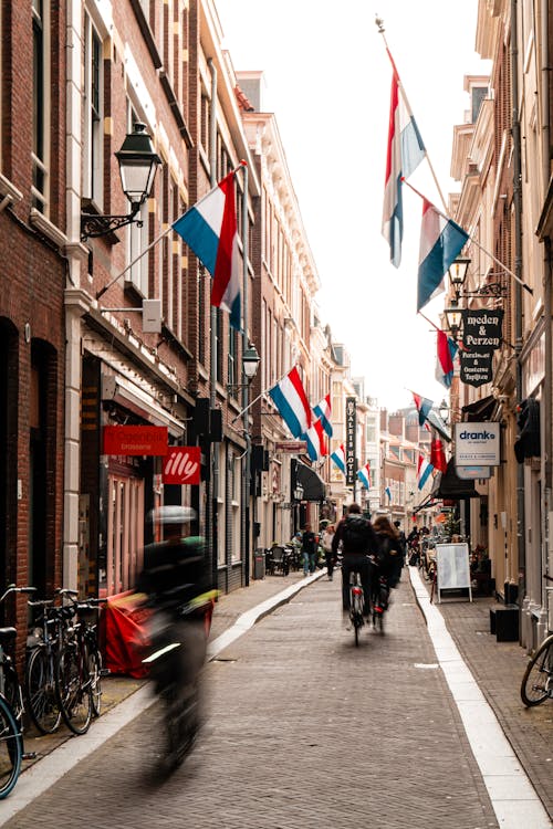 Foto stok gratis bangunan, Belanda, bendera