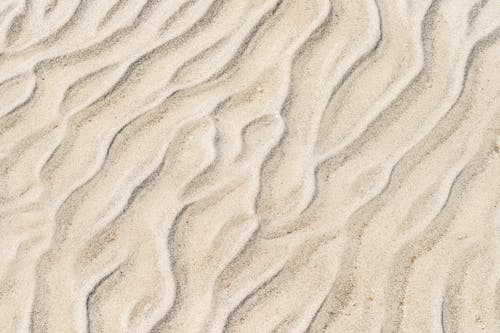 Sand on a Desert with a Ripple Pattern