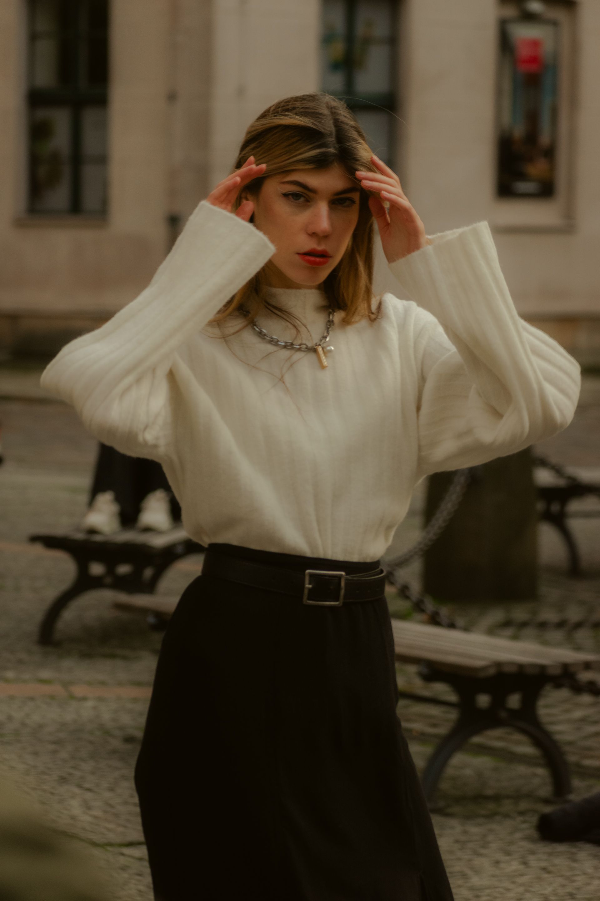 Blusa de Tricô Off White